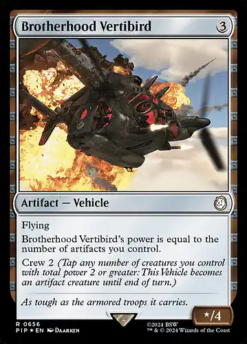 Brotherhood Vertibird - pip Spoiler