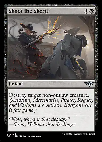 Shoot the Sheriff - otj Spoiler