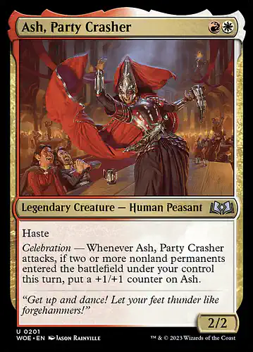 Ash, Party Crasher - woe Spoiler