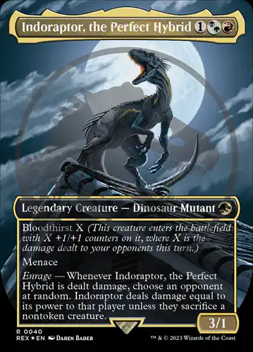 Indoraptor, the Perfect Hybrid - rex Spoiler