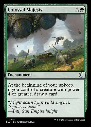Colossal Majesty - clu Spoiler