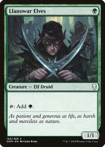 Llanowar Elves - dom Spoiler