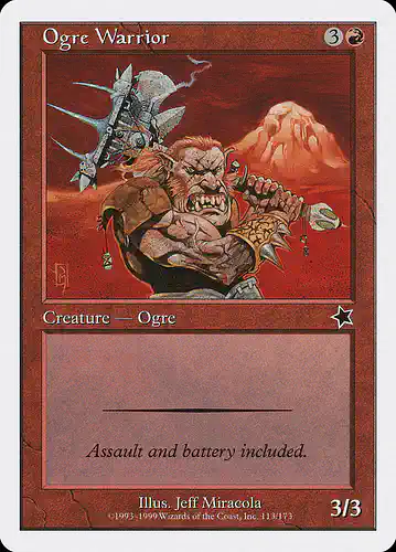 Ogre Warrior - s99 Spoiler