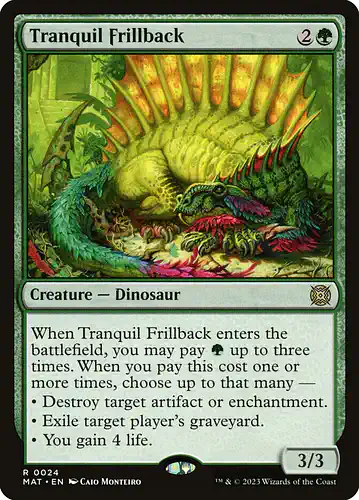 Tranquil Frillback - mat Spoiler