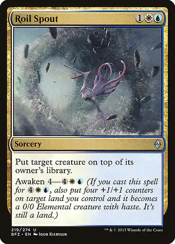 Roil Spout - bfz Spoiler