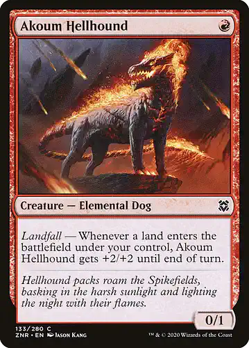 Akoum Hellhound - znr Spoiler