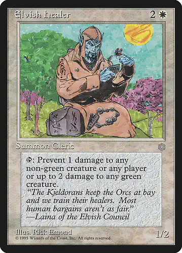 Elvish Healer - ice Spoiler