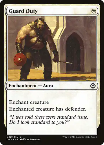 Guard Duty - ima Spoiler