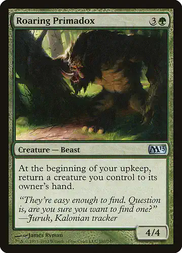 Roaring Primadox - m13 Spoiler