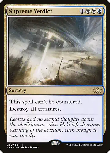 Supreme Verdict - 2x2 Spoiler