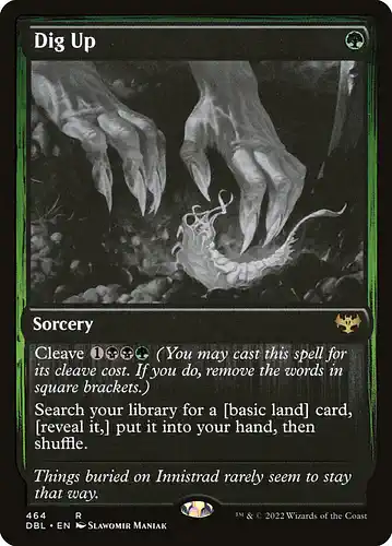 Dig Up - dbl Spoiler