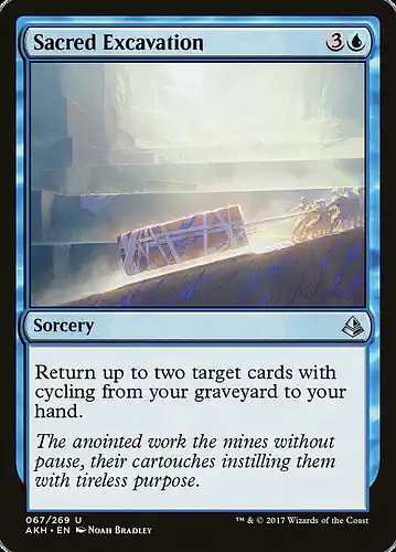 Sacred Excavation - akh Spoiler