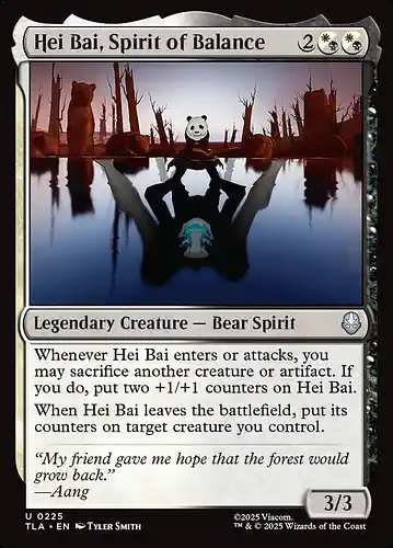 Hei Bai, Spirit of Balance - tla Spoiler