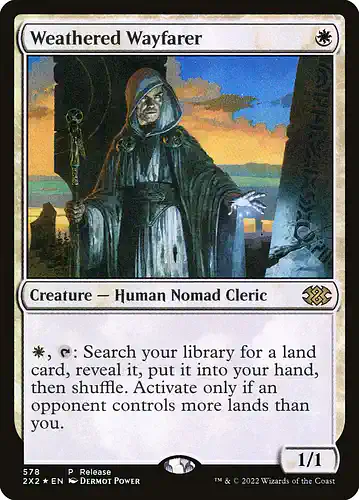 Weathered Wayfarer - 2x2 Spoiler