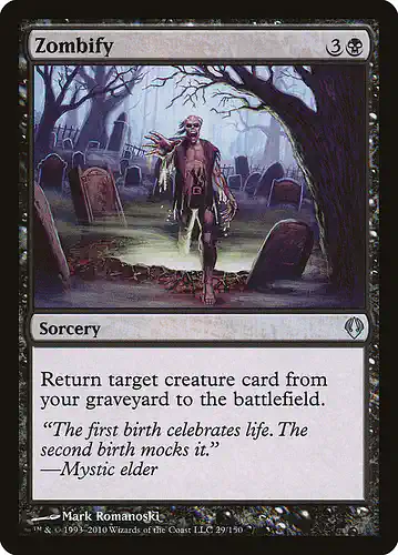 Zombify - arc Spoiler