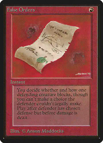 False Orders - leb Spoiler