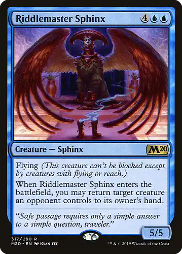 Riddlemaster Sphinx - m20 Spoiler