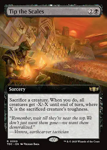 Tip the Scales - tdc Spoiler