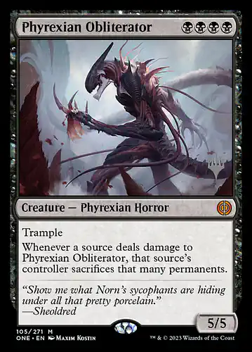Phyrexian Obliterator - one Spoiler