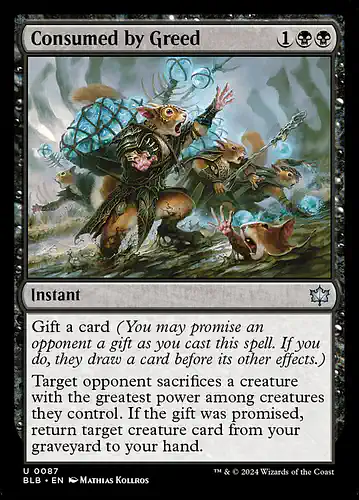 Consumed by Greed - blb Spoiler