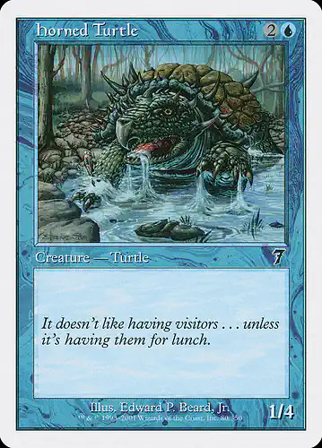 Horned Turtle - 7ed Spoiler