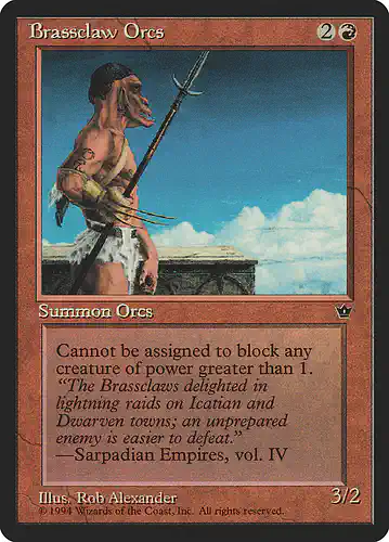 Brassclaw Orcs - fem Spoiler