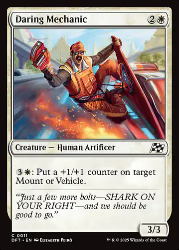 Daring Mechanic - dft Spoiler
