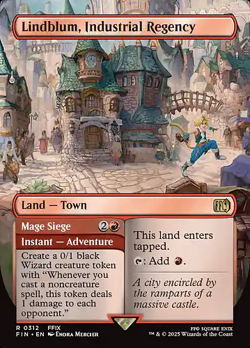 Lindblum, Industrial Regency - fin Spoiler