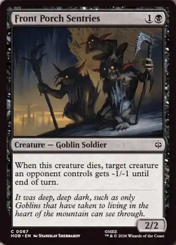 Front Porch Sentries - hob Spoiler