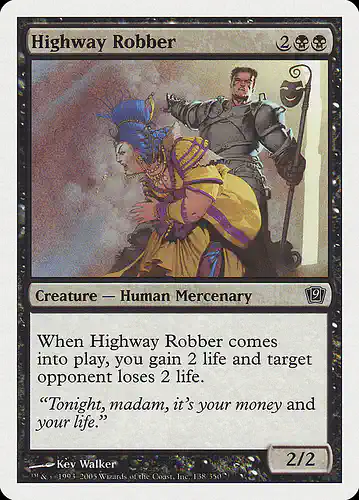 Highway Robber - 9ed Spoiler