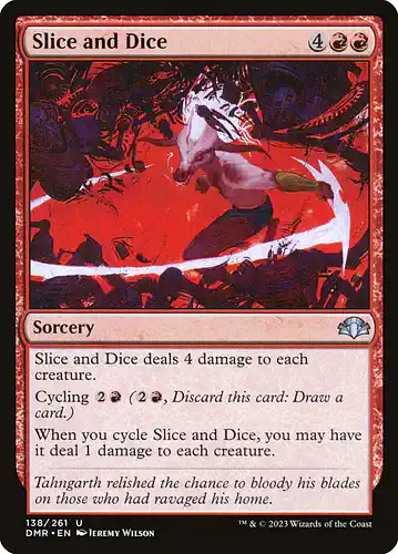 Slice and Dice - dmr Spoiler