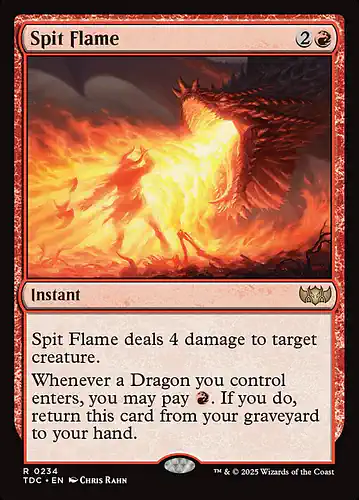Spit Flame - tdc Spoiler