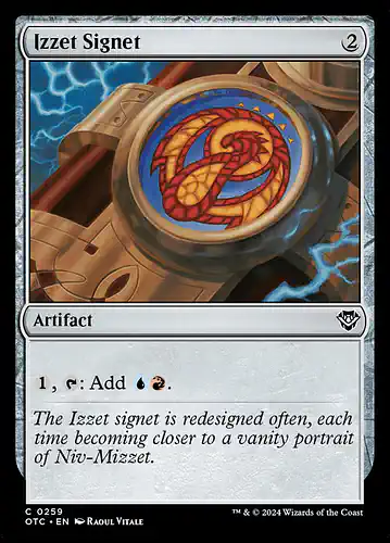 Izzet Signet - otc Spoiler