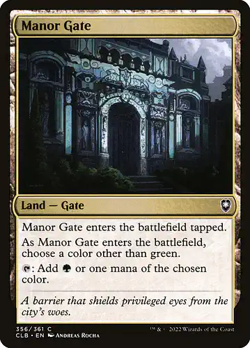 Manor Gate - clb Spoiler