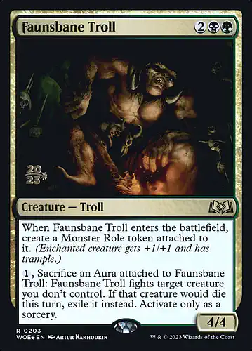 Faunsbane Troll - woe Spoiler