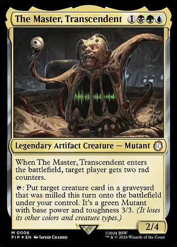 The Master, Transcendent - pip Spoiler