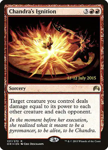 Chandra's Ignition - ori Spoiler