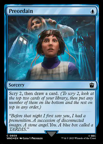 Preordain - who Spoiler