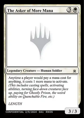 The Asker of More Mana - unk Spoiler