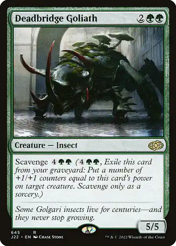 Deadbridge Goliath - j22 Spoiler