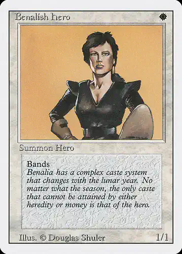Benalish Hero - 3ed Spoiler