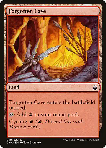 Forgotten Cave - cma Spoiler