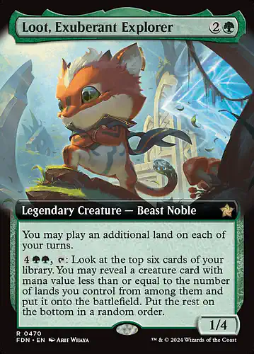 Loot, Exuberant Explorer - fdn Spoiler