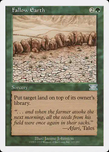 Fallow Earth - 6ed Spoiler