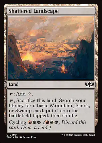 Shattered Landscape - tdc Spoiler