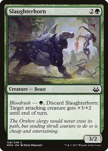Slaughterhorn - mm3 Spoiler