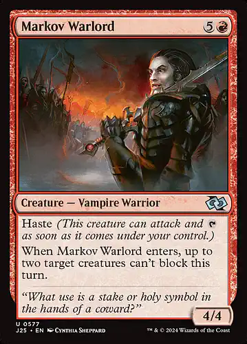 Markov Warlord - j25 Spoiler