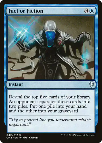 Fact or Fiction - cm2 Spoiler