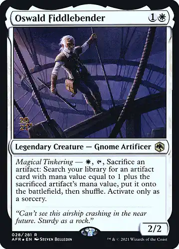 Oswald Fiddlebender - afr Spoiler