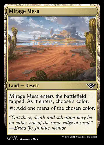 Mirage Mesa - otj Spoiler